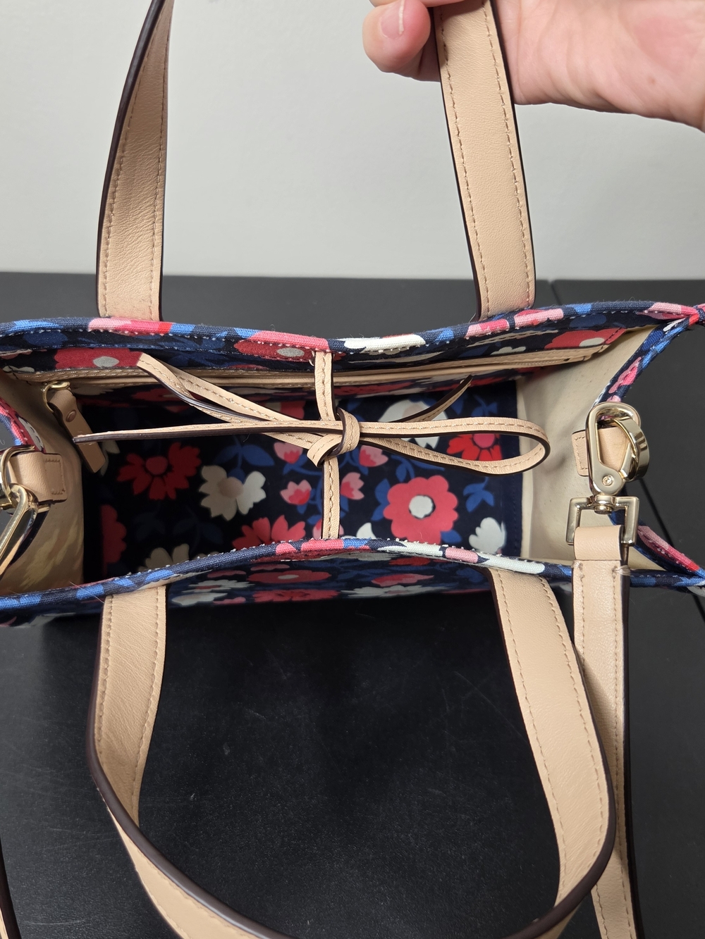 Kate Spade 25th Anniversary Sam Washington Square Small Floral Fabric Tote - Picture 13 of 13